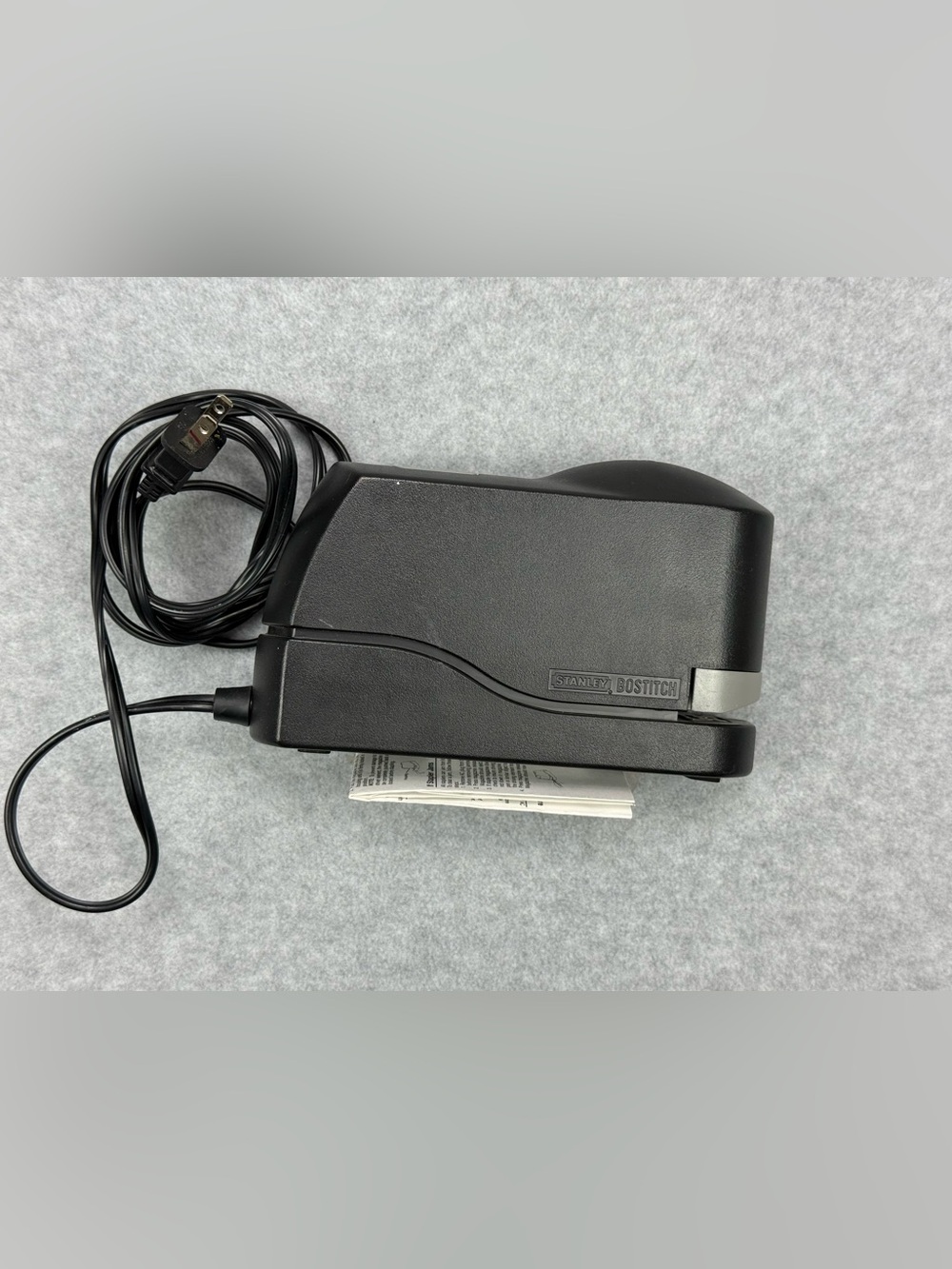 Stanley Bostitch Electric Stapler Model 02210 Black Tested Working Made in USA